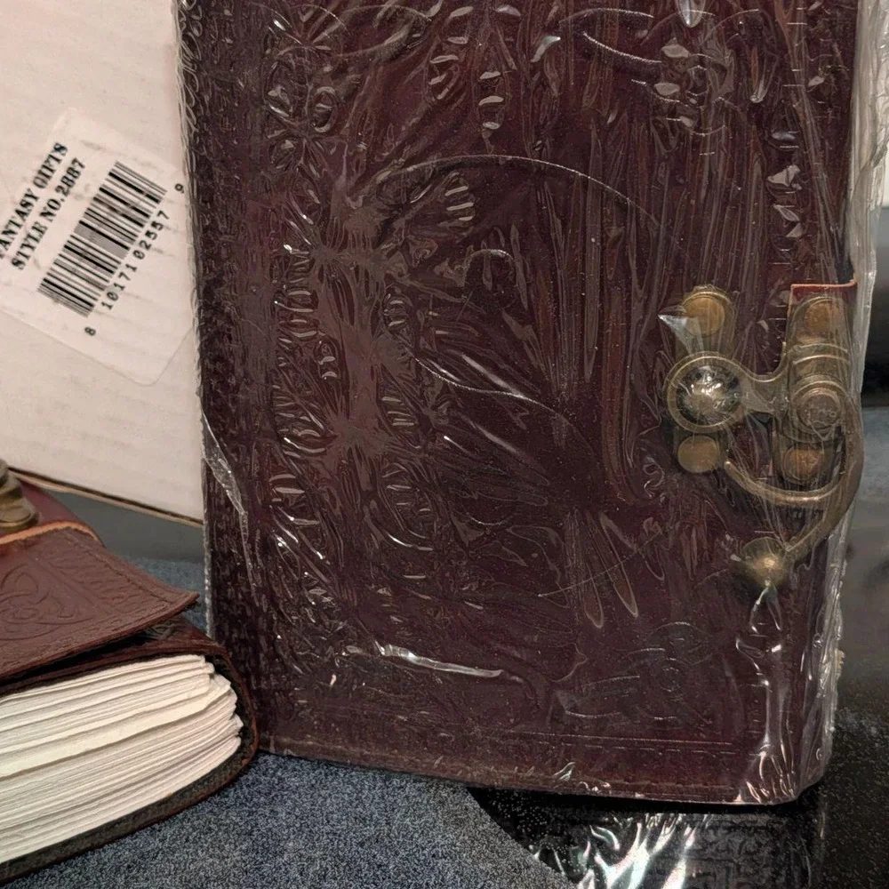Fantasy Gifts 2887 Yin Yang Journal 5x7 Brown Vintage 2007 Y2K Deadstock